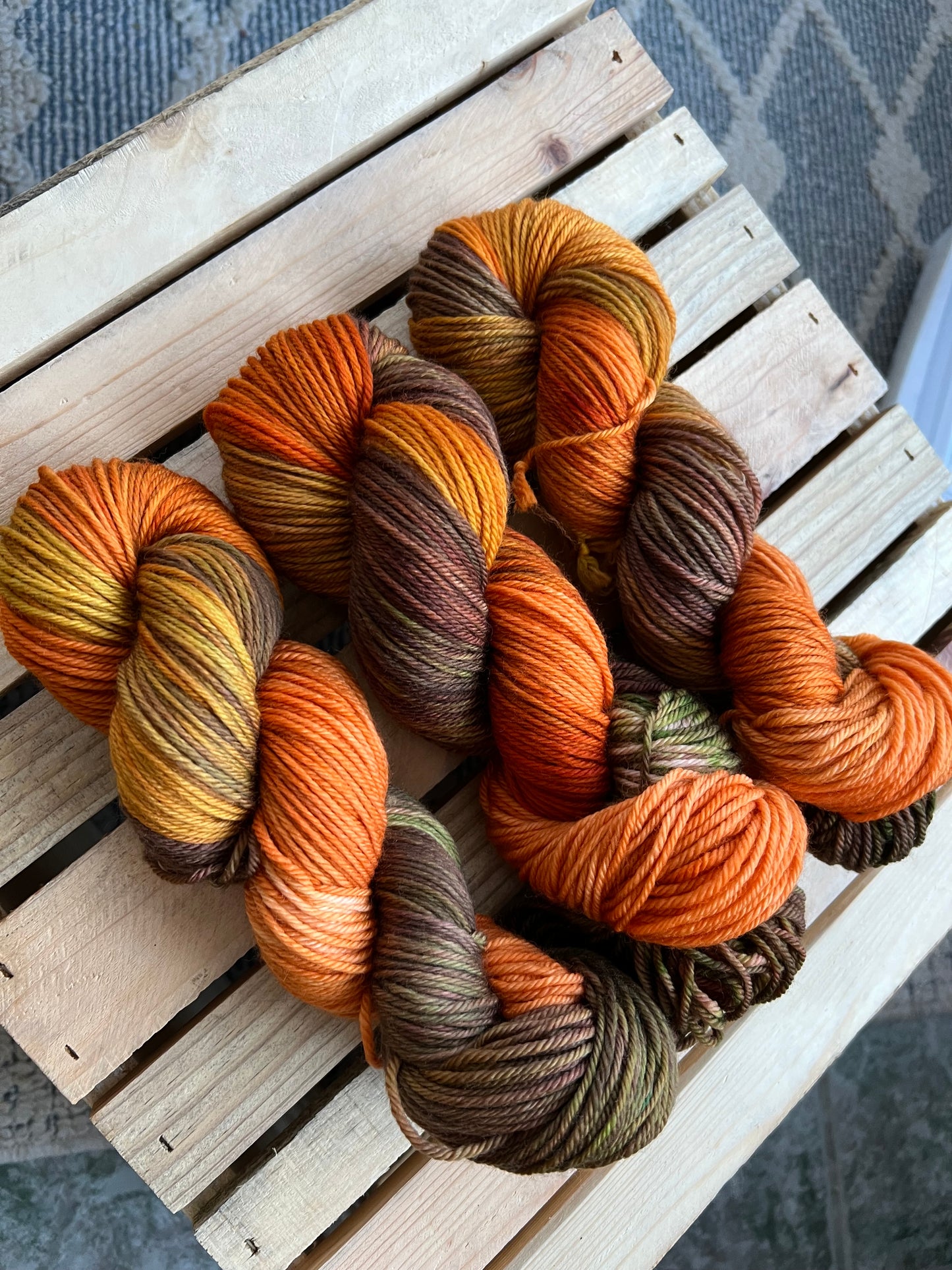 September Hand Dyed Yarn