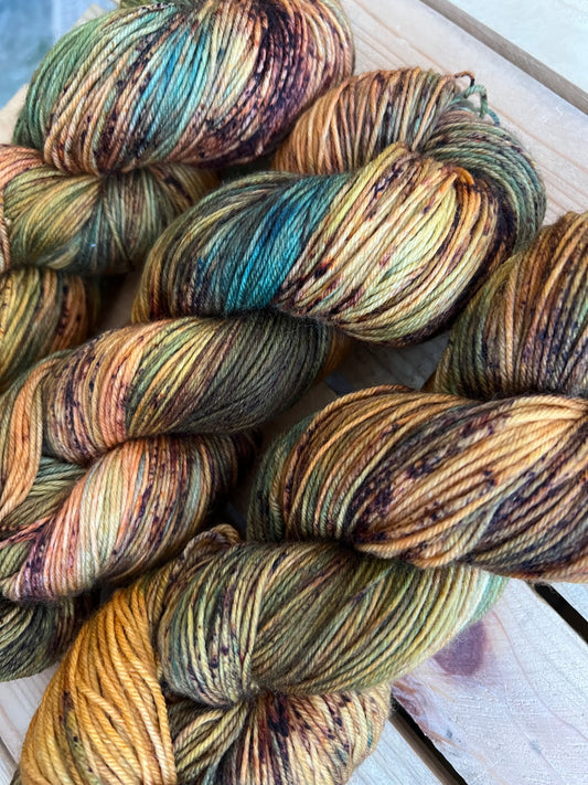 Cozy Fall Hand Dyed Yarn