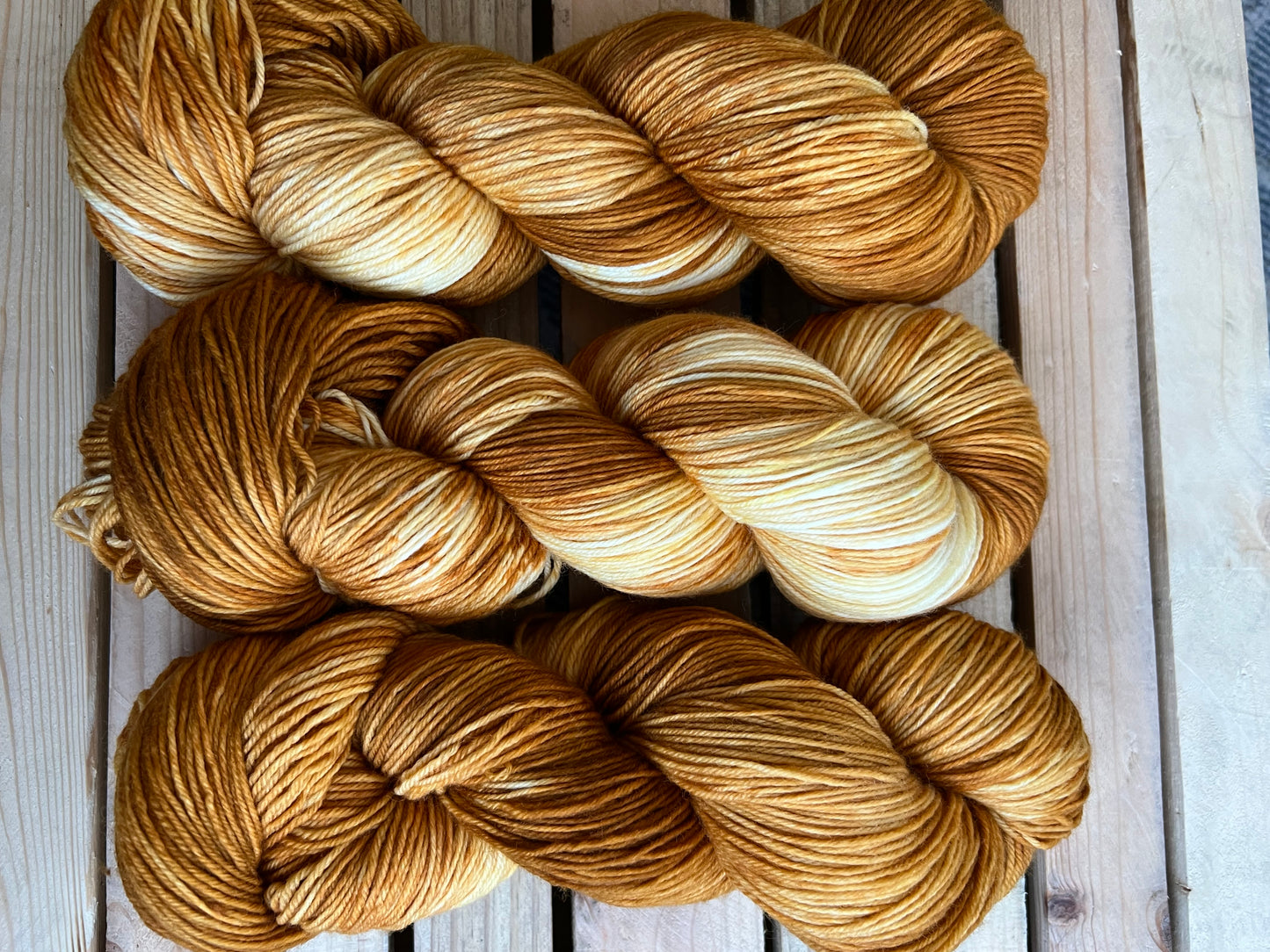 Caramel Delight Hand Dyed Yarn