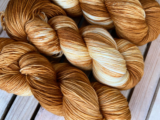 Caramel Delight Hand Dyed Yarn