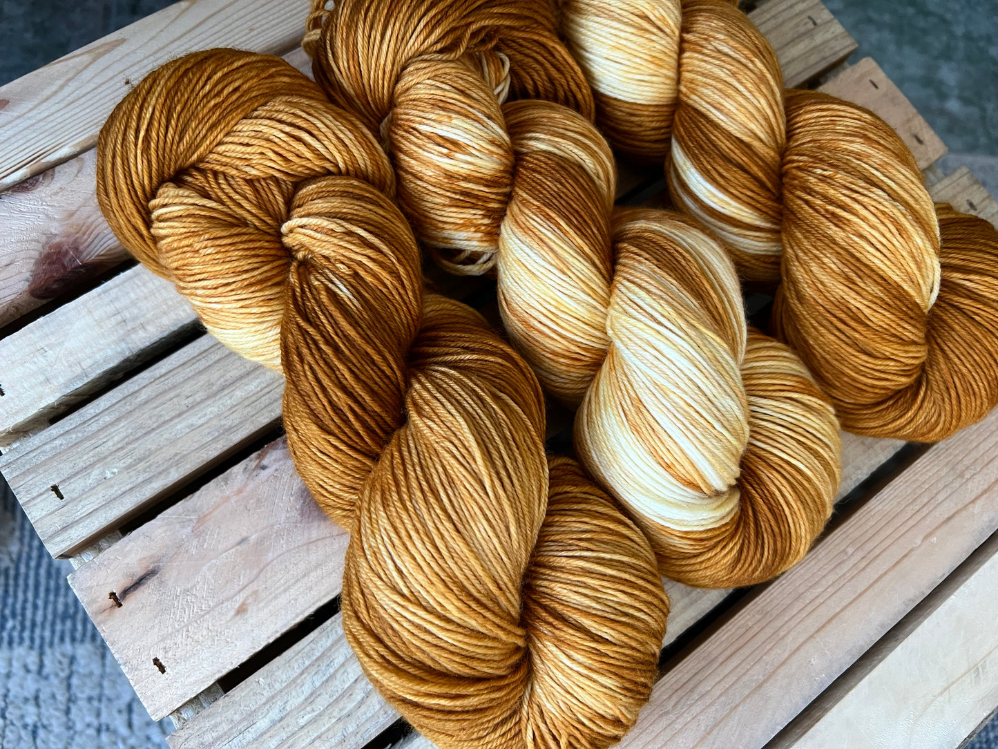 Caramel Delight Hand Dyed Yarn