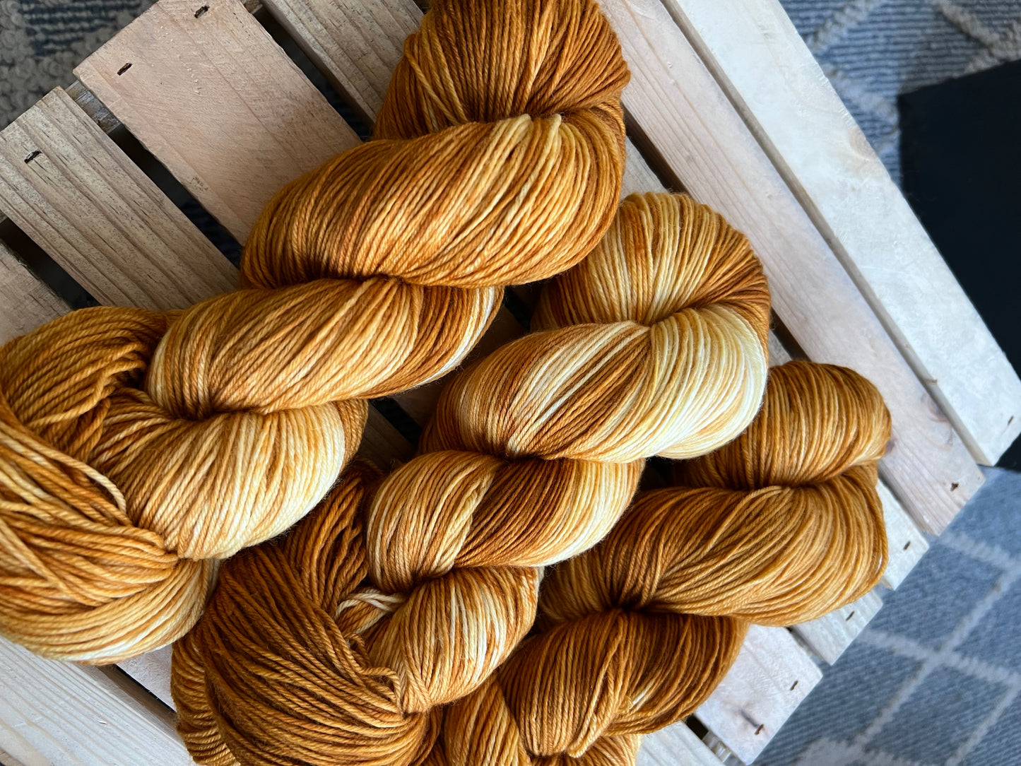 Caramel Delight Hand Dyed Yarn