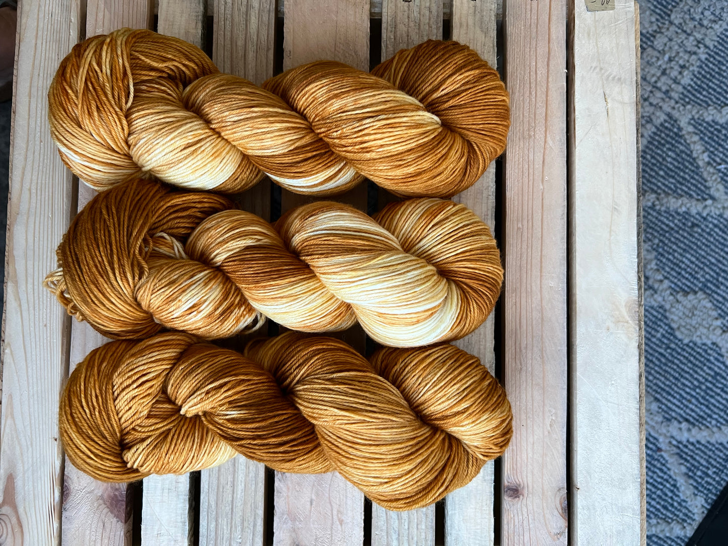 Caramel Delight Hand Dyed Yarn