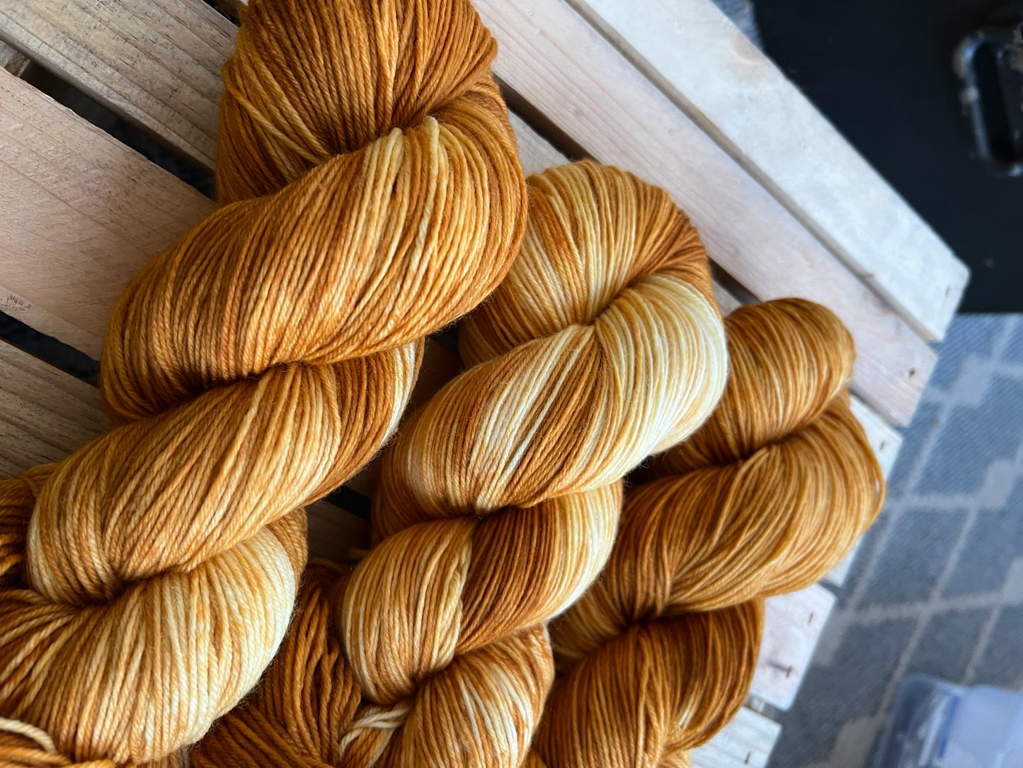 Caramel Delight Hand Dyed Yarn