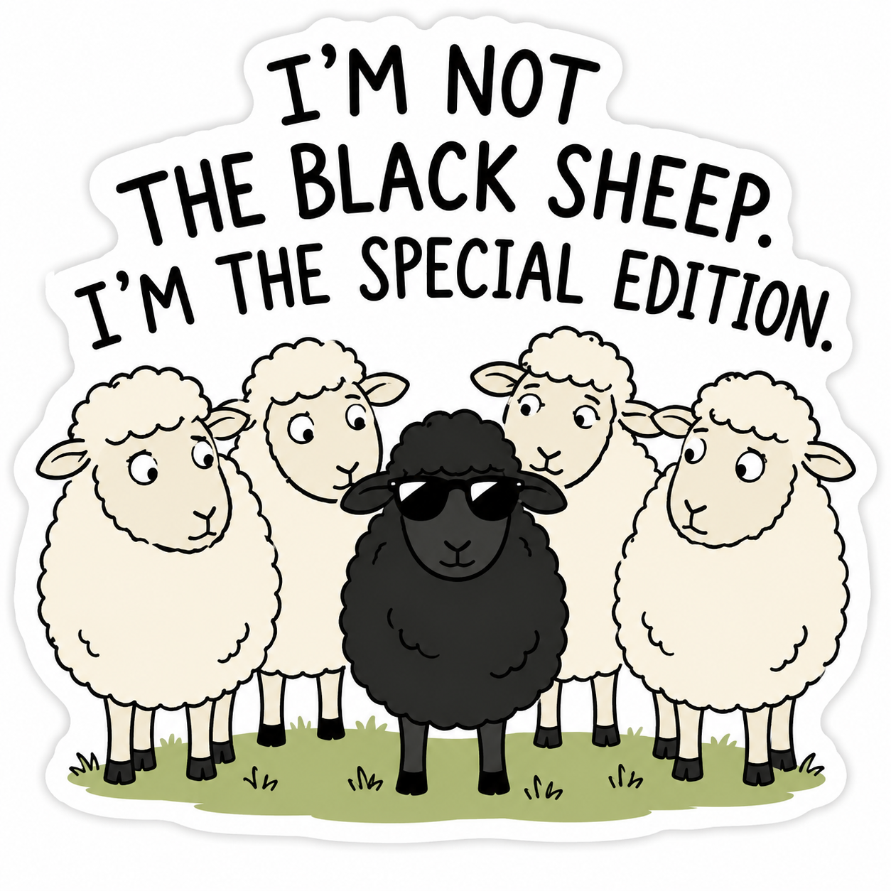 Black Sheep Vinyl Sticker