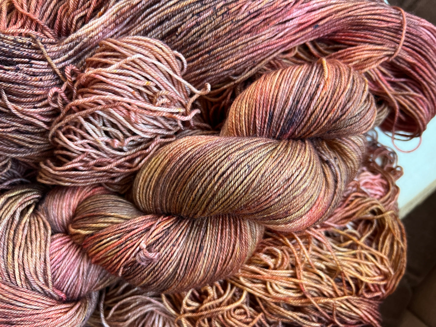 Chestnuts Roasting Hand Dyed Yarn