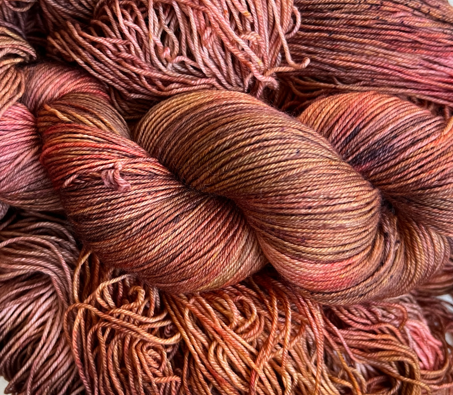 Chestnuts Roasting Hand Dyed Yarn