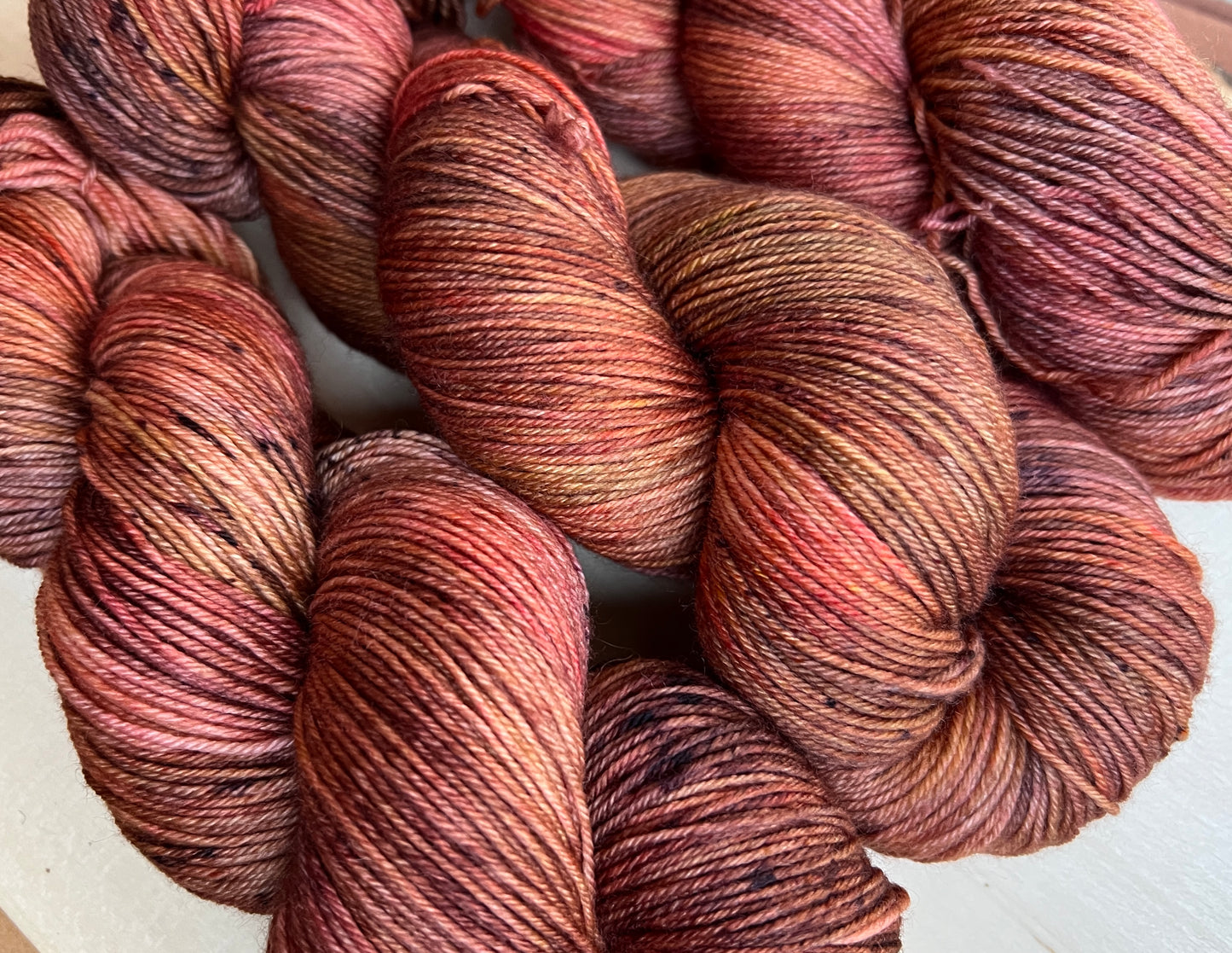 Chestnuts Roasting Hand Dyed Yarn