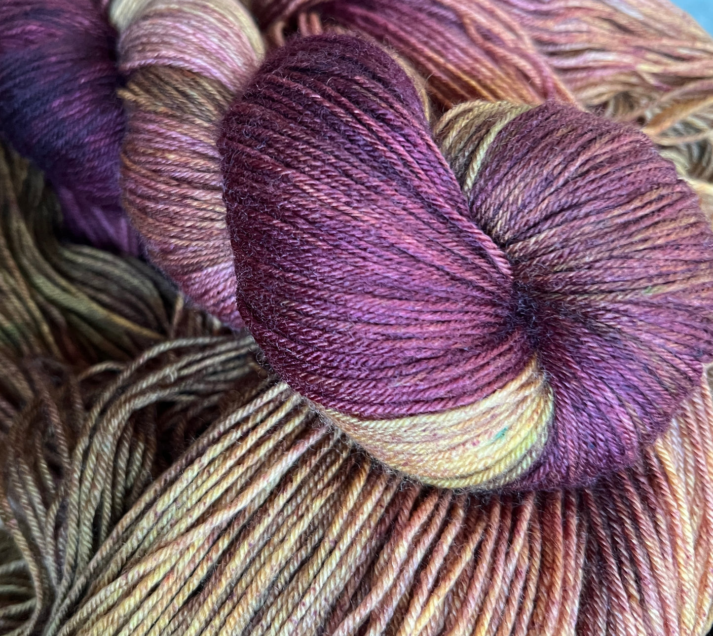 Grapes of Wrath Hand Dyed Yarn