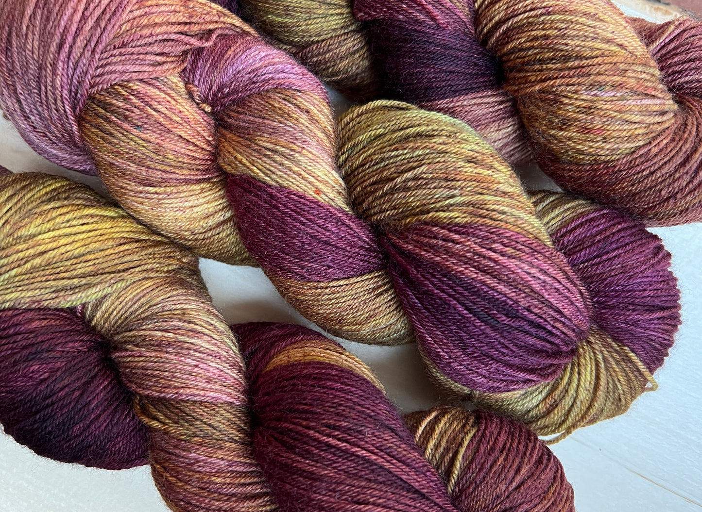 Grapes of Wrath Hand Dyed Yarn