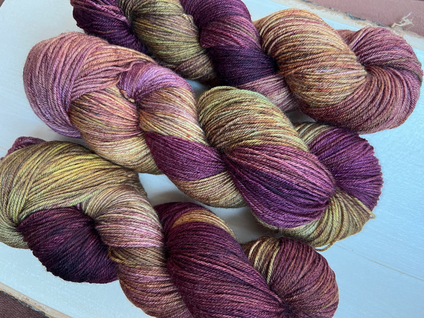 Grapes of Wrath Hand Dyed Yarn