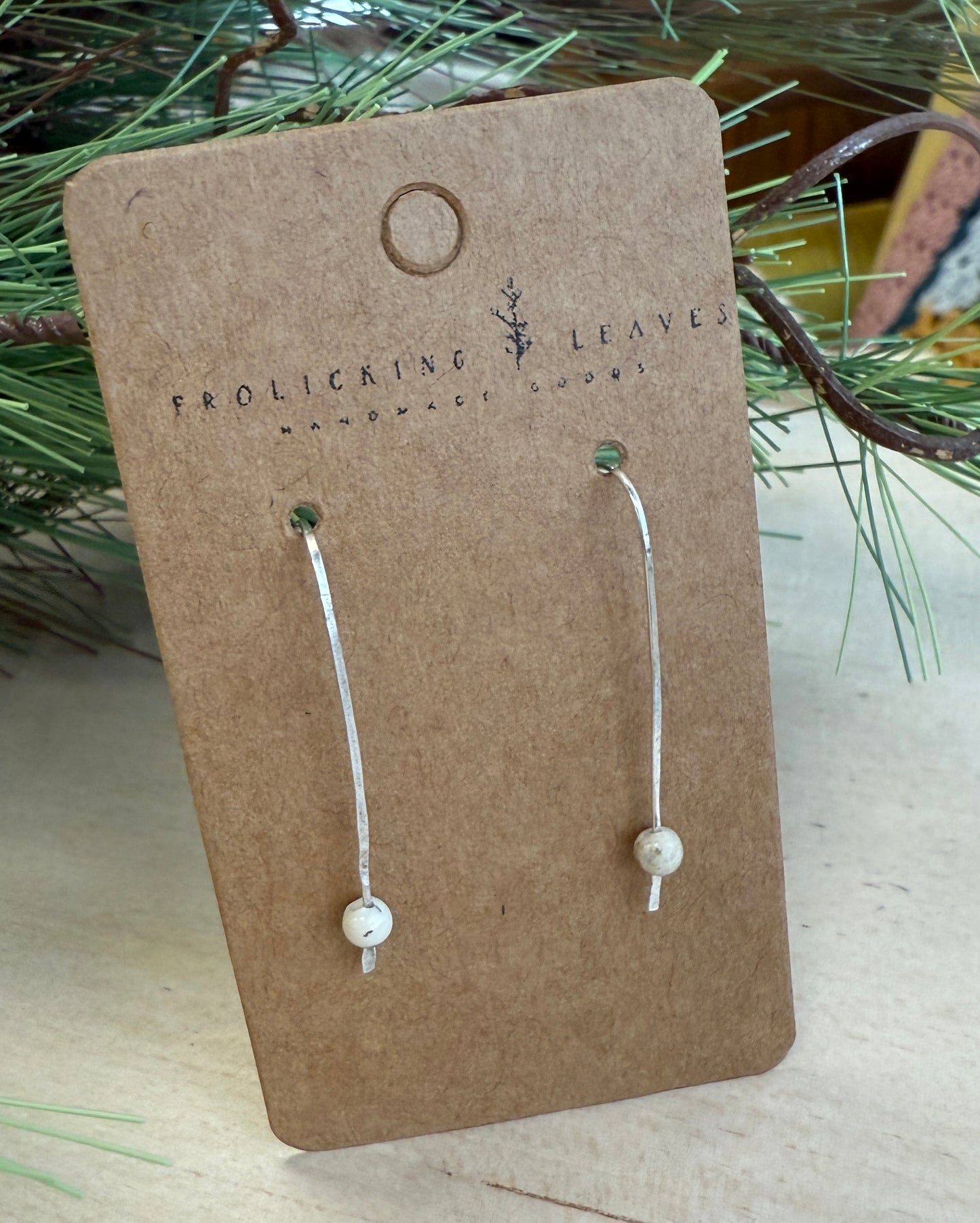 Sterling Opal Earrings