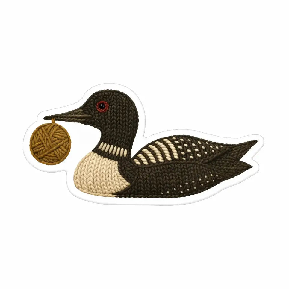 Loon Yarn Vinyl Sticker