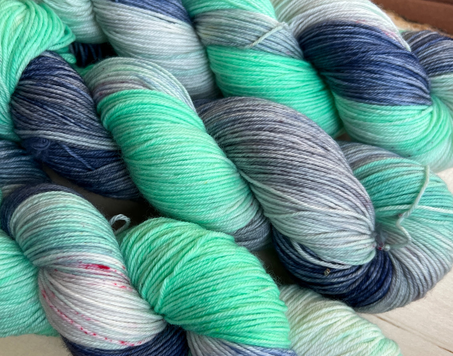 Winter Sky Hand Dyed Yarn *Updated*