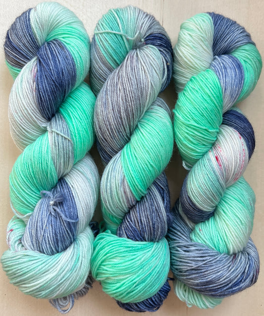 Winter Sky Hand Dyed Yarn *Updated*