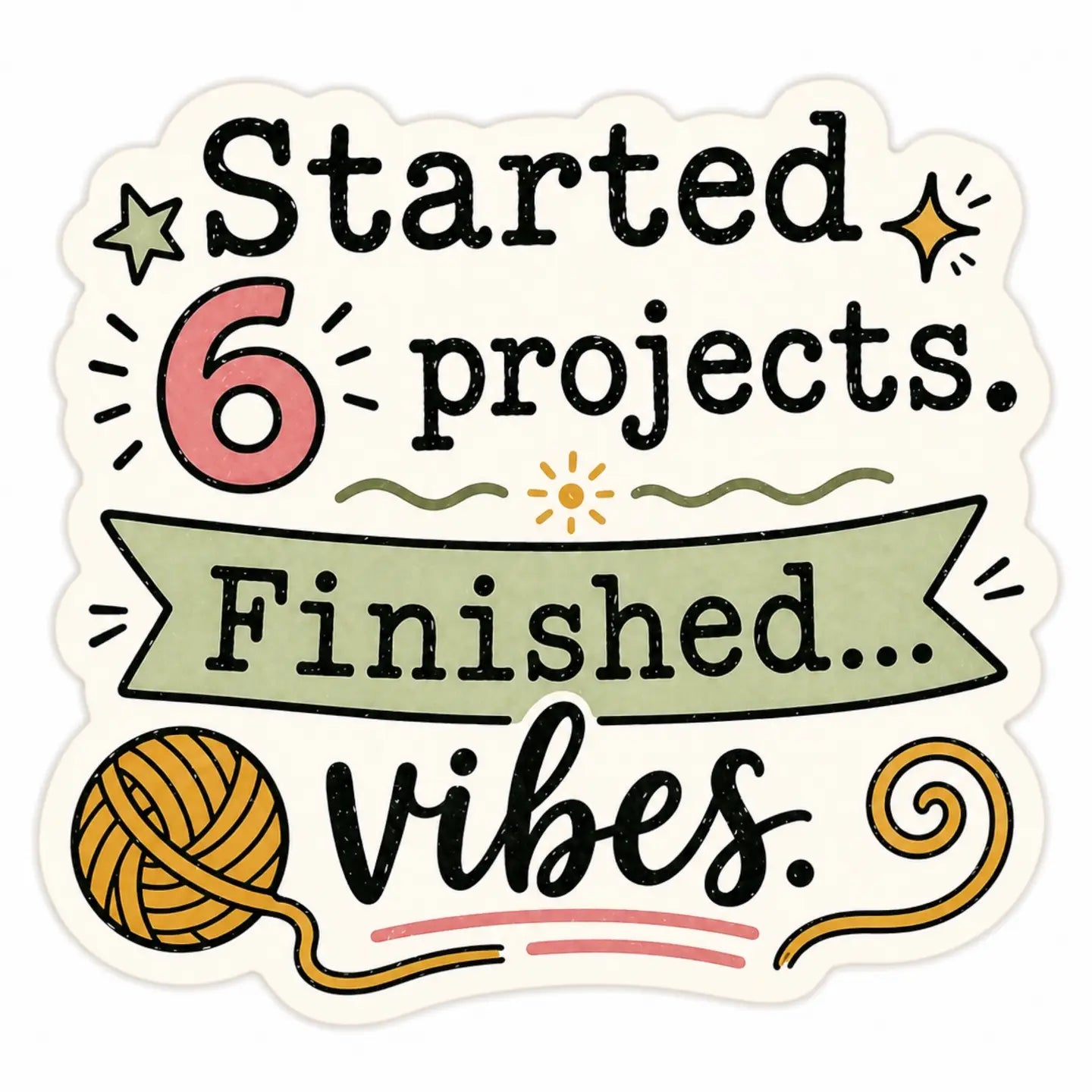 Vibes Vinyl Sticker