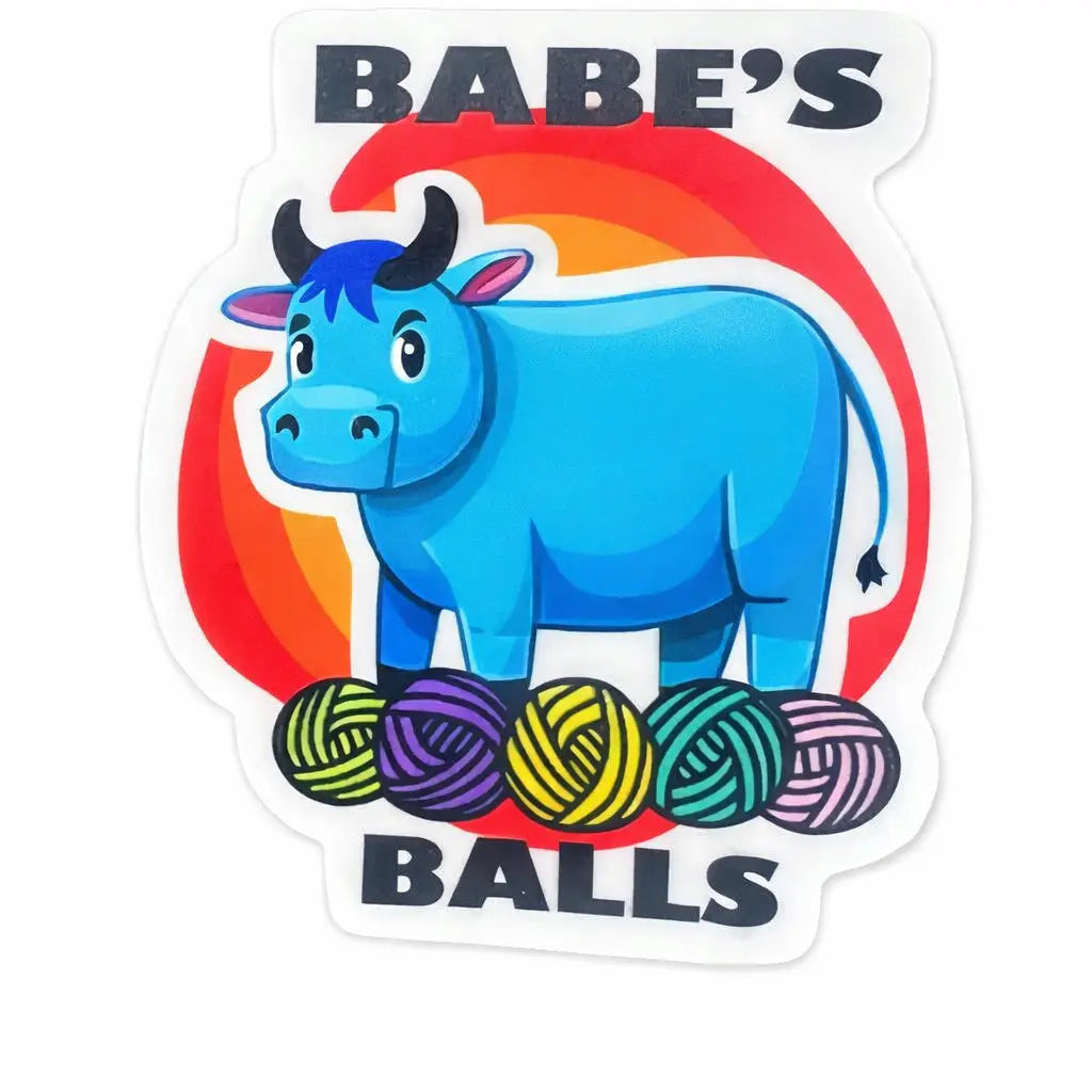 Babe’s Balls Yarn Sticker
