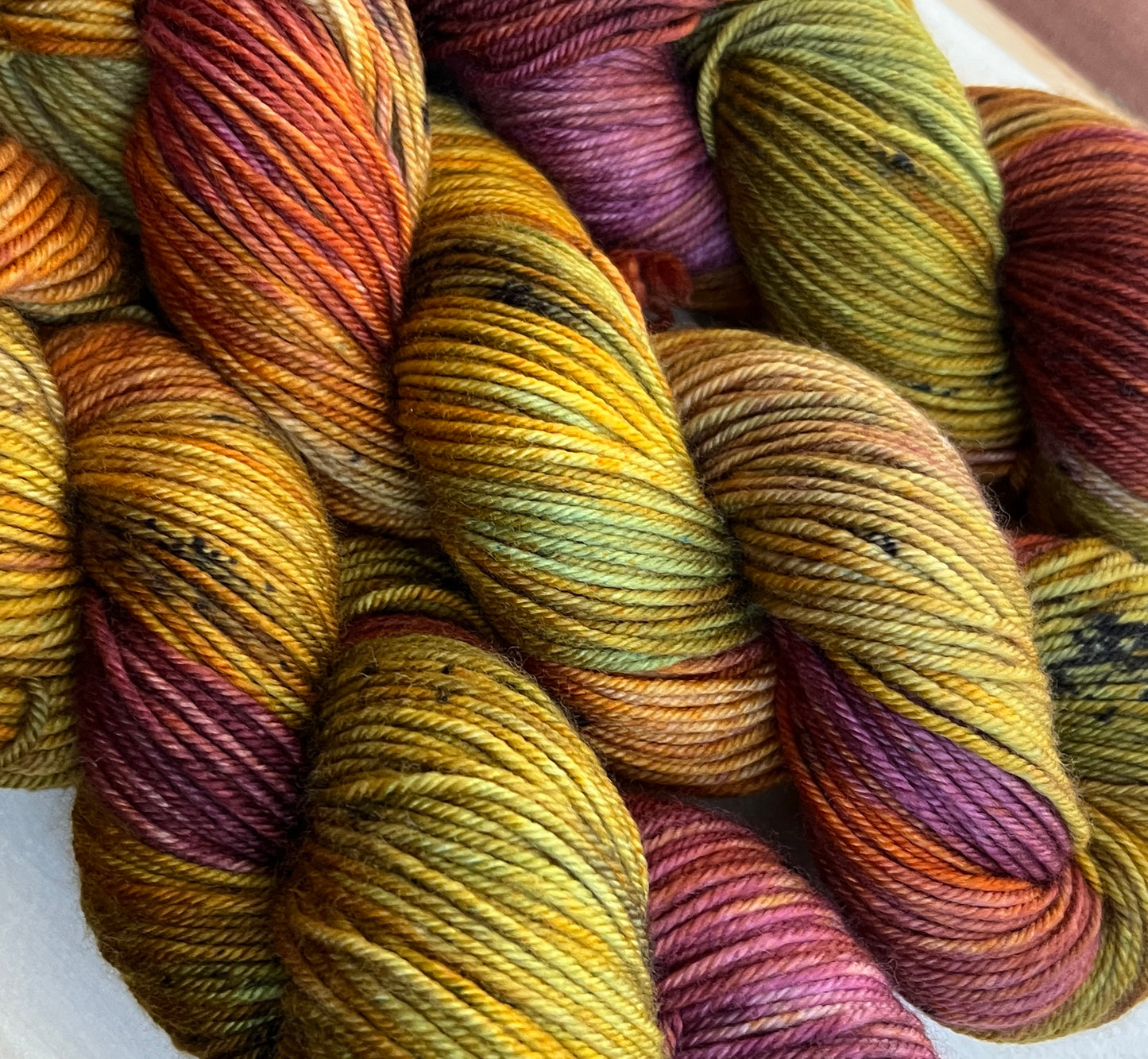 Mum’s the Word Hand Dyed Yarn