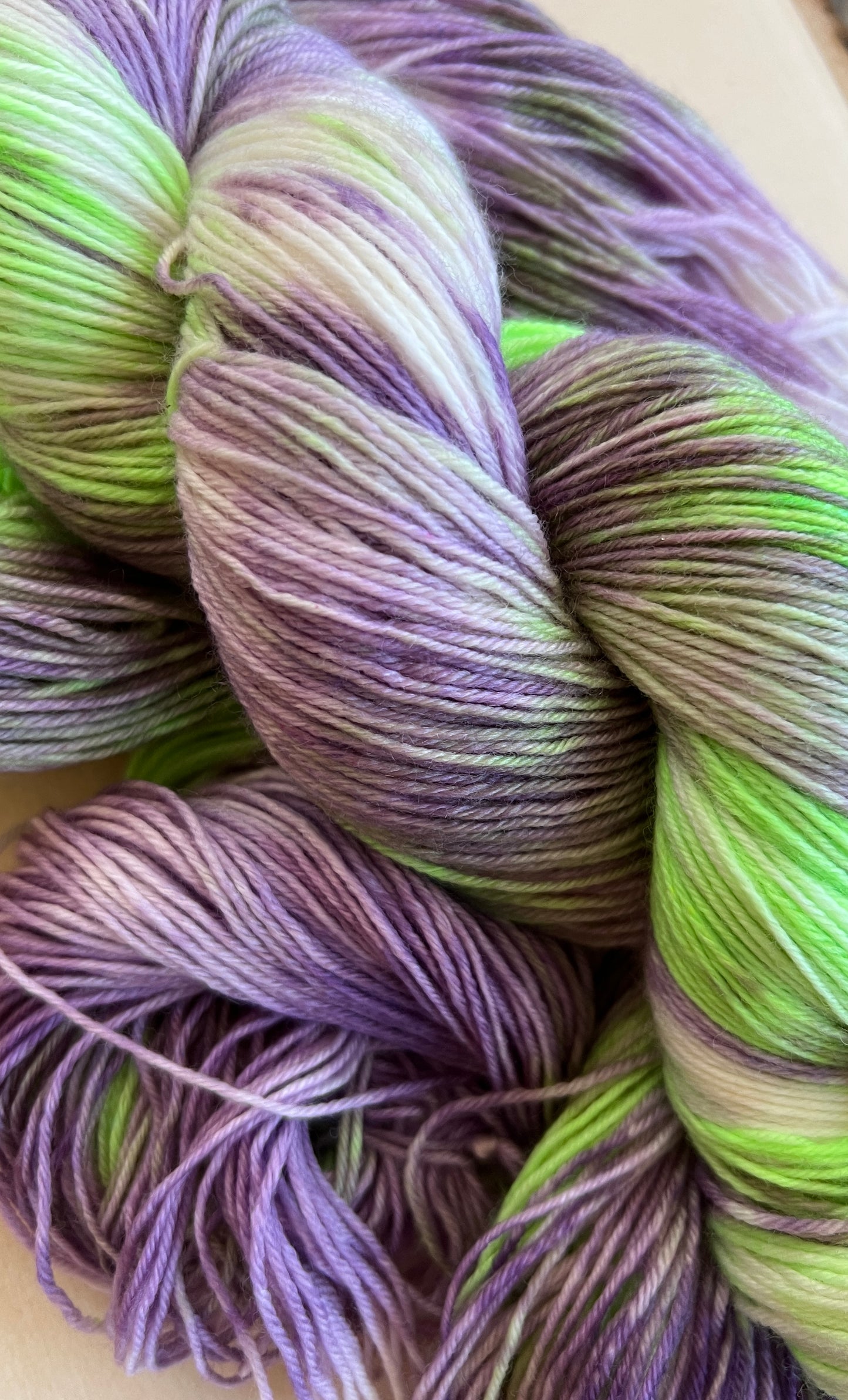 Morning Glory Hand Dyed Yarn