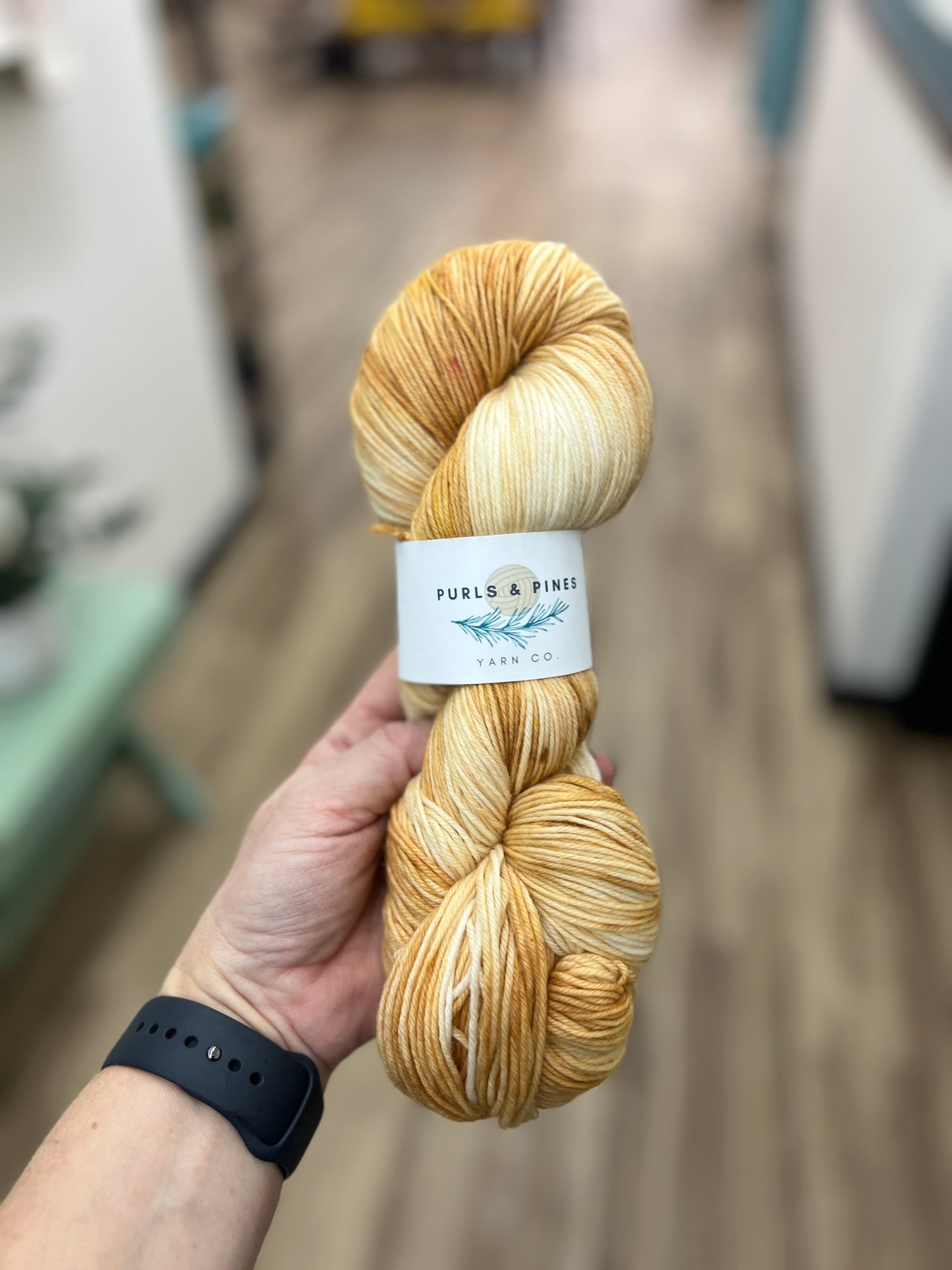 Golden Straw Hand Dyed Yarn