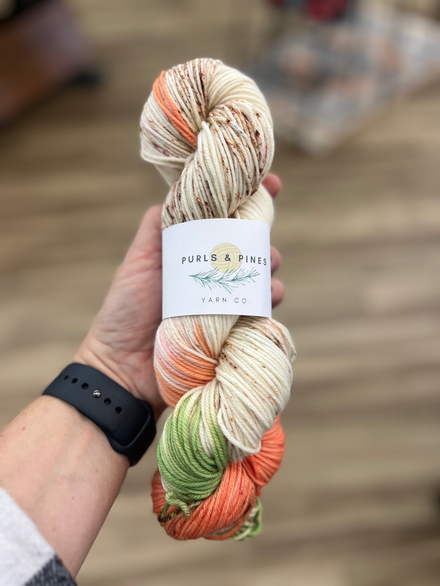 Papaya Hand Dyed Yarn