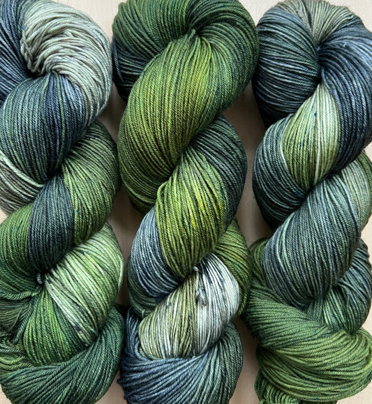 Crappie Fish Hand Dyed Yarn