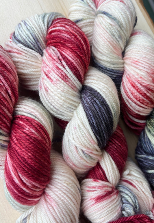 Scrooge Christmas Hand Dyed Yarn