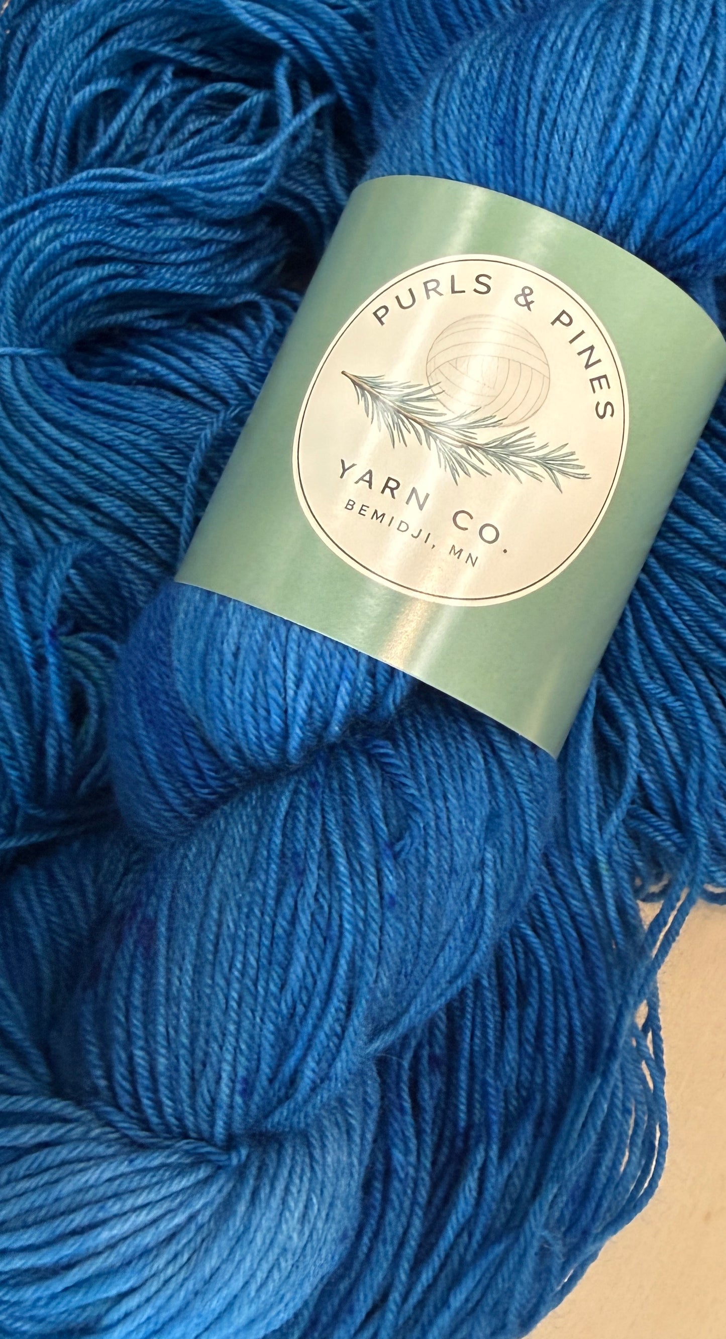 Evening on the Lake Hand Dyed Yarn