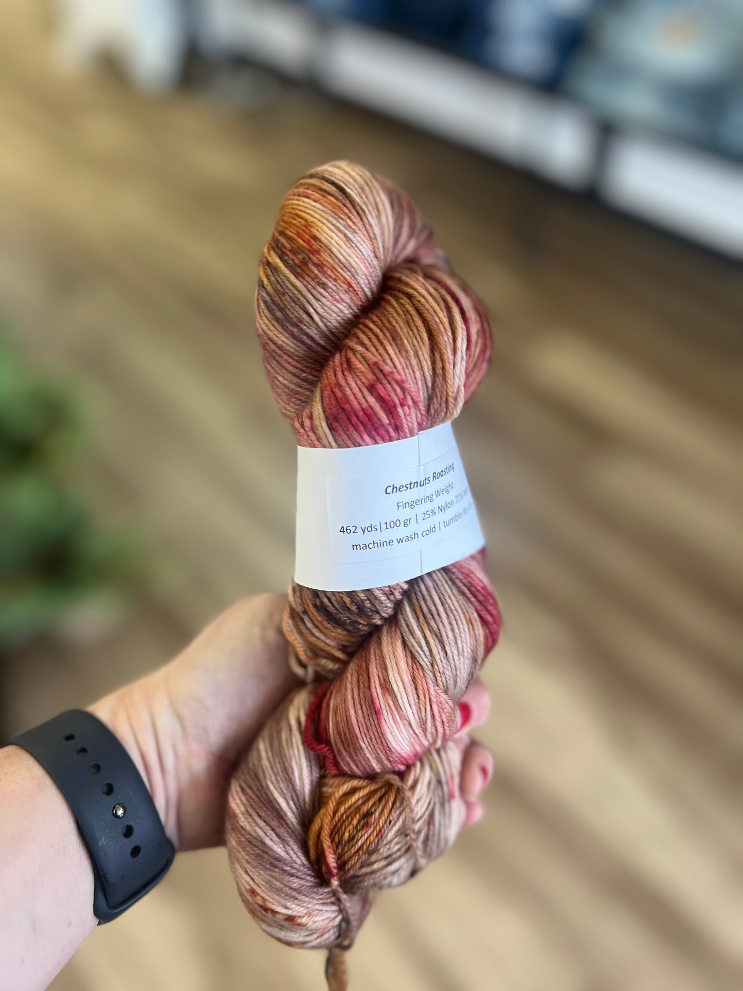 Chestnuts Roasting Hand Dyed Yarn