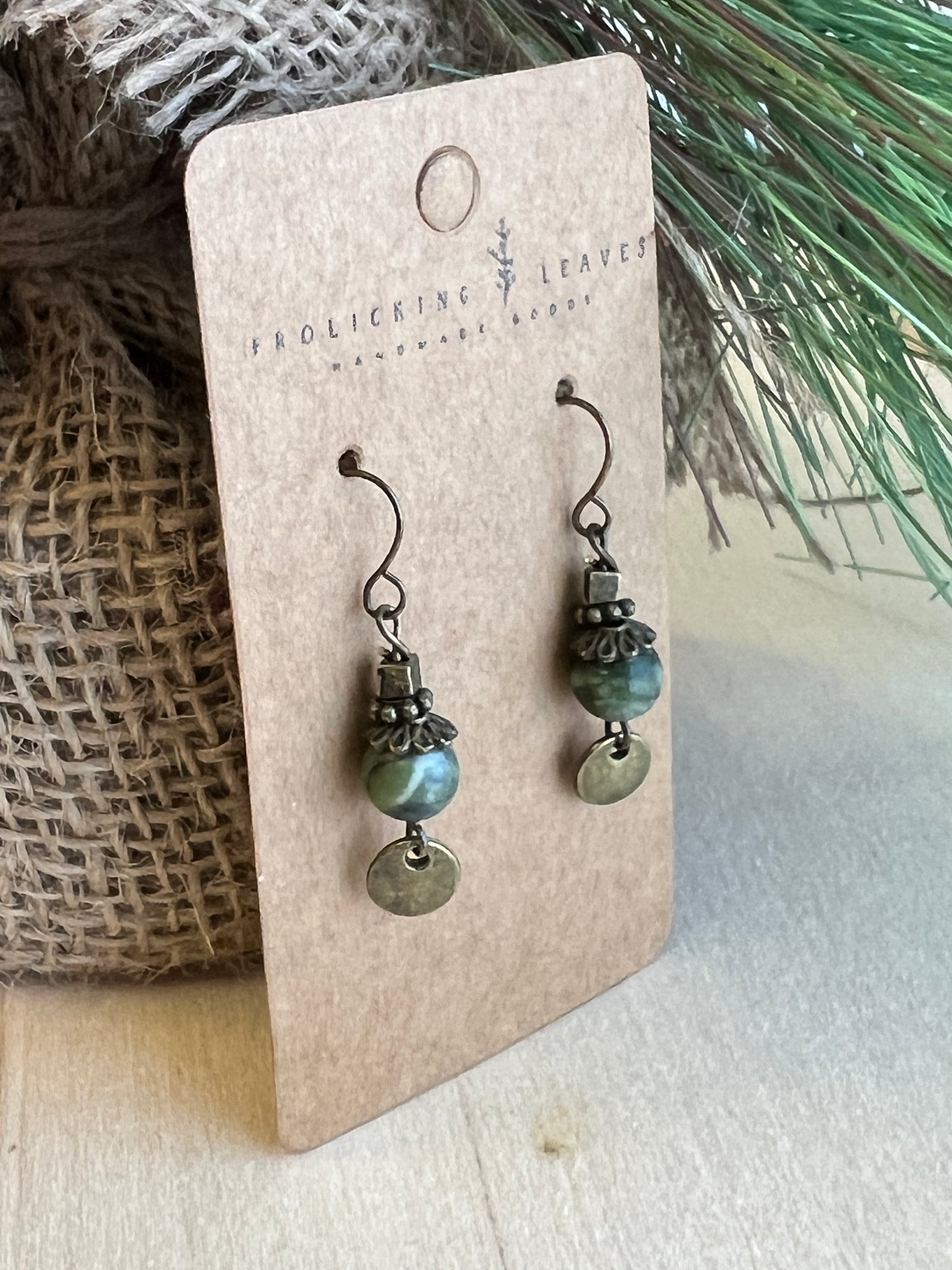 Jade Drop Earrings