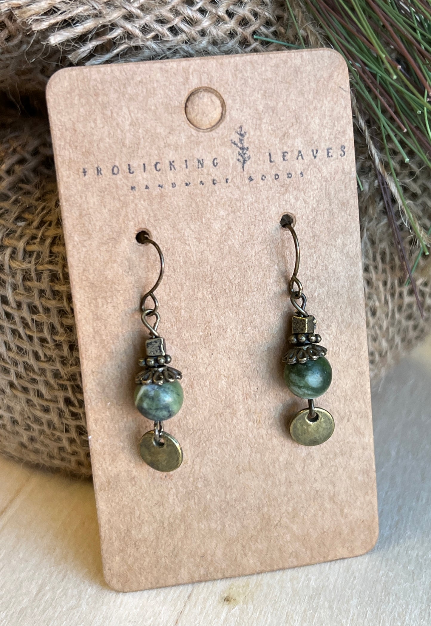 Jade Drop Earrings