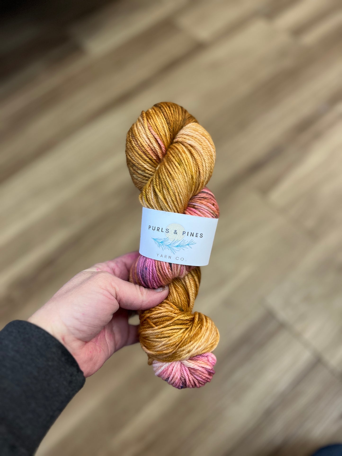 Strawberry Cheesecake Hand Dyed Yarn