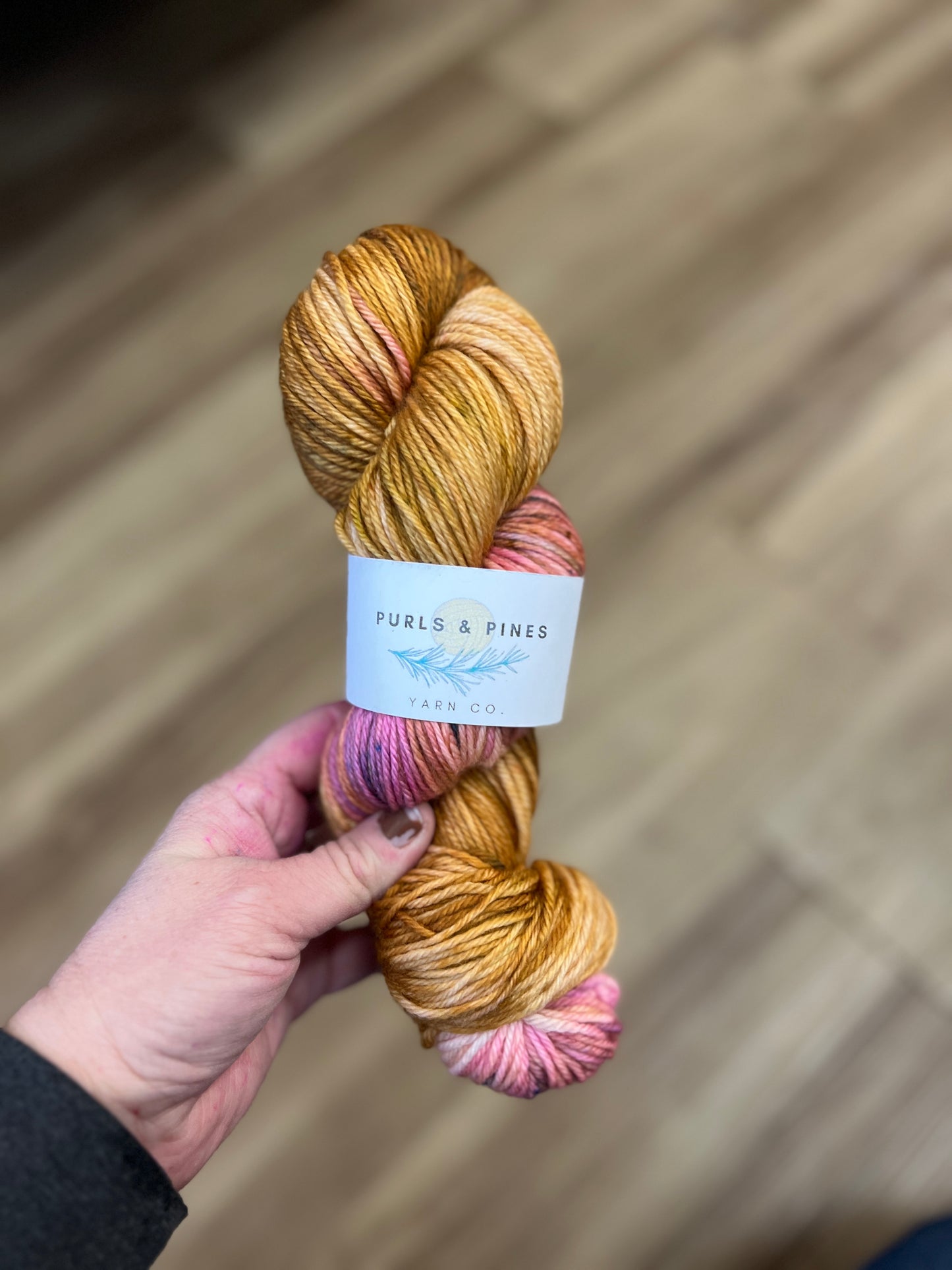 Strawberry Cheesecake Hand Dyed Yarn