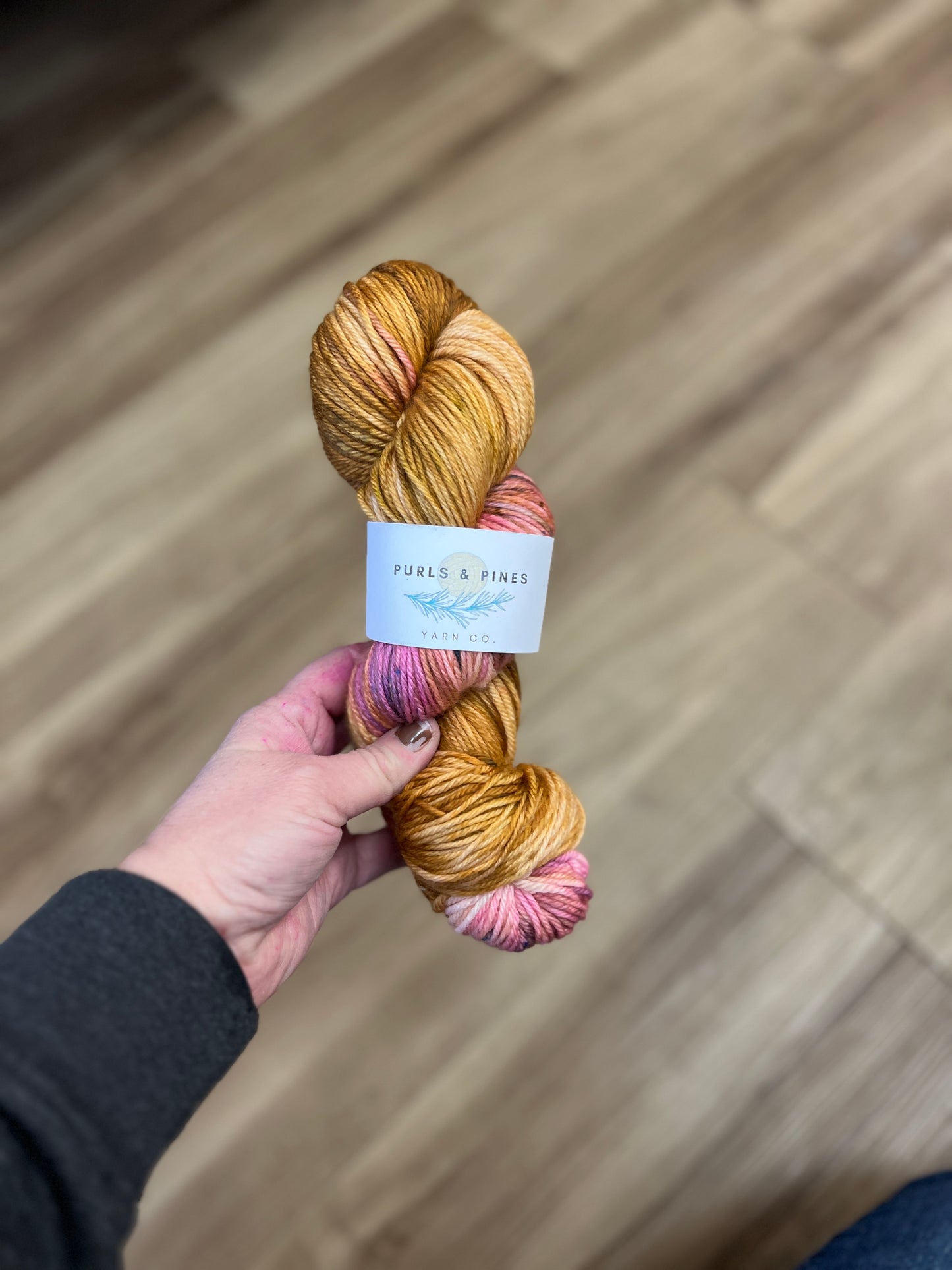 Strawberry Cheesecake Hand Dyed Yarn