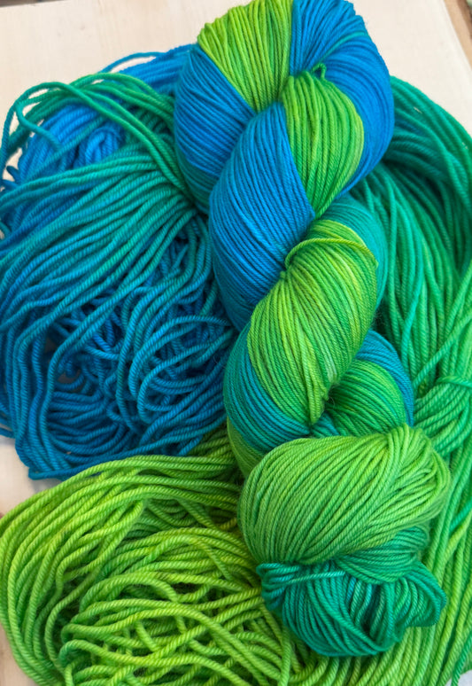 It’s Electric! Hand Dyed Yarn