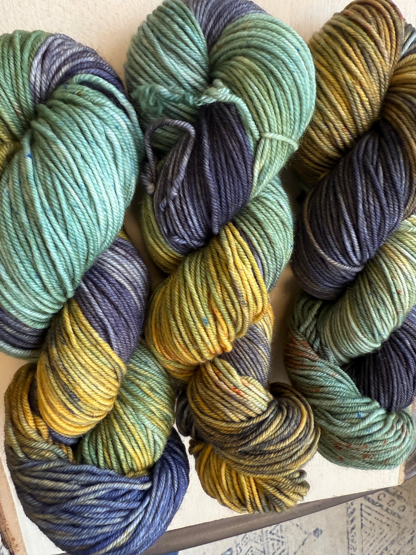 Misty Morning Hand Dyed Yarn