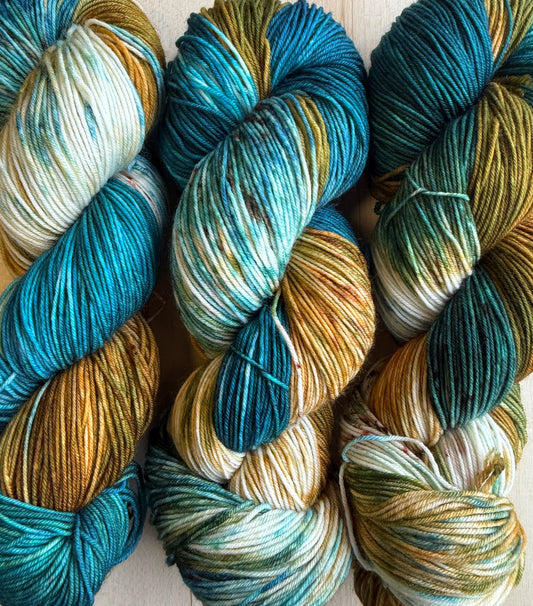 Life on the Lake Hand Dyed Yarn