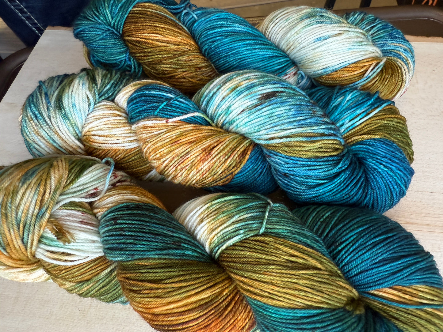 Life on the Lake Hand Dyed Yarn