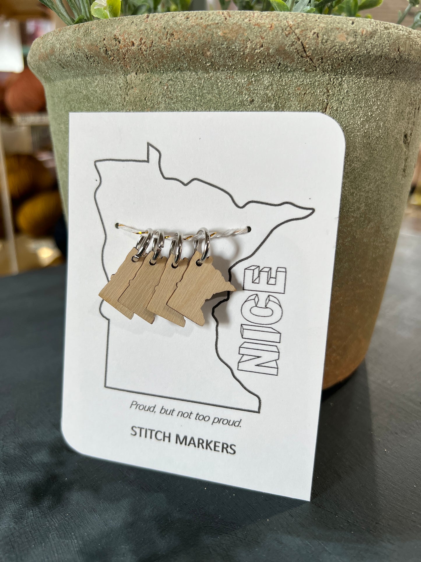 MN Wood Stitch Markers