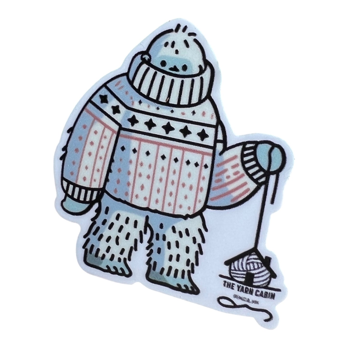 Yarnold Yarn Cabin Sticker