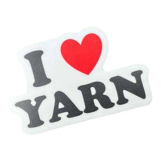 I Love Yarn Sticker