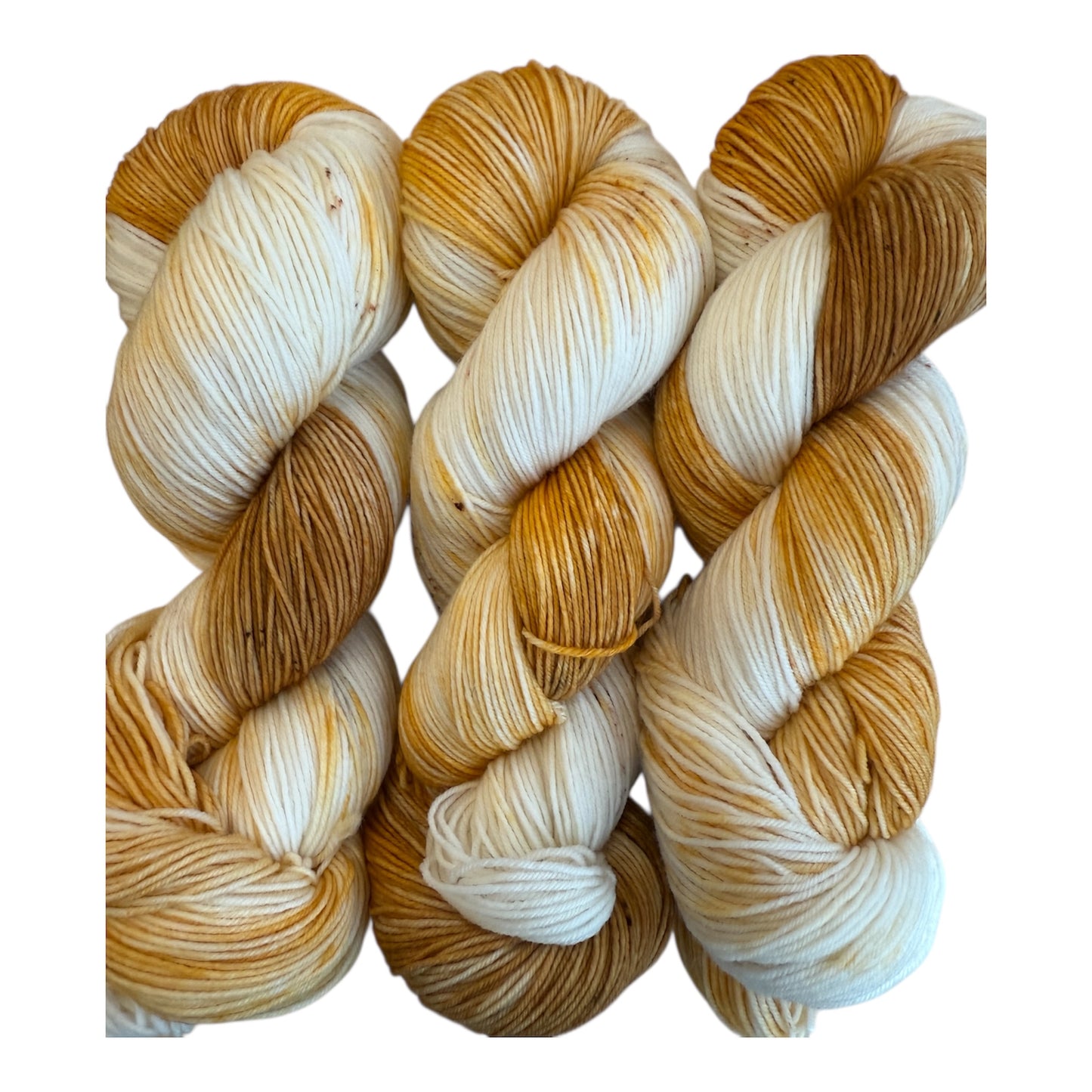Pumpkin Spice Hand Dyed Yarn