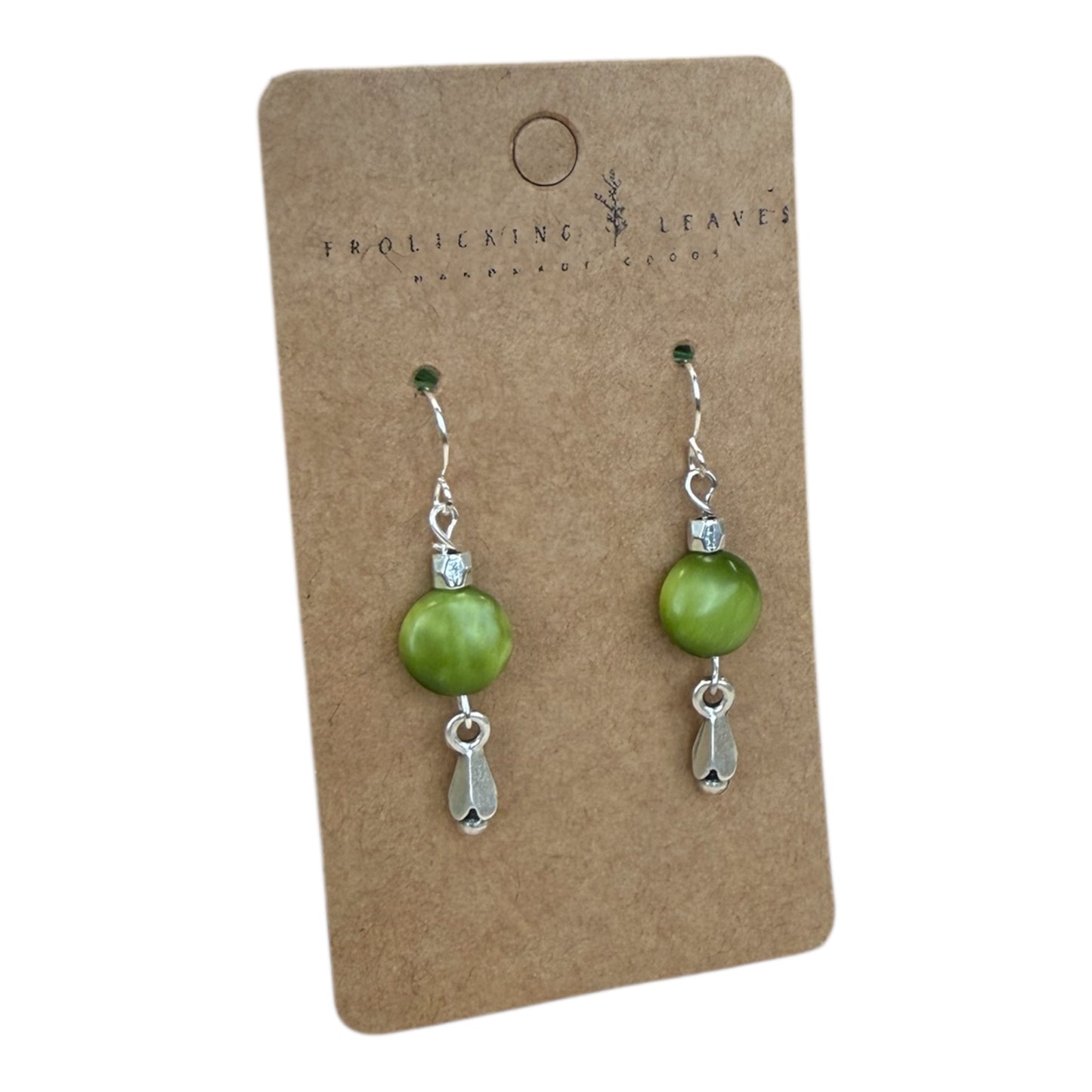 Green Opal Earrings