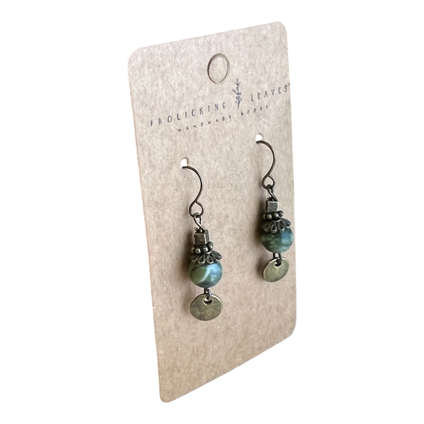 Jade Drop Earrings