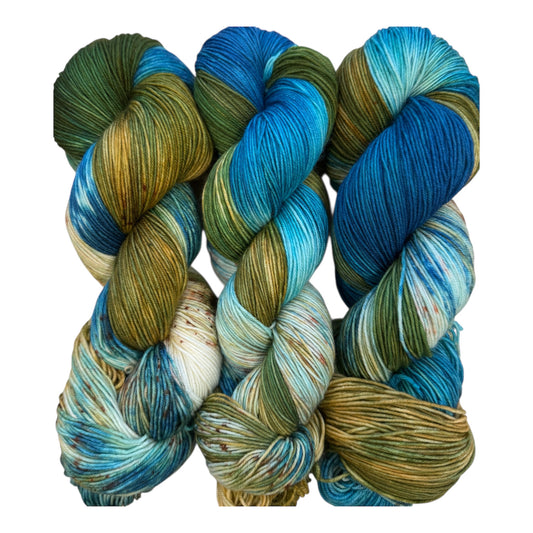 Life on the Lake Hand Dyed Yarn