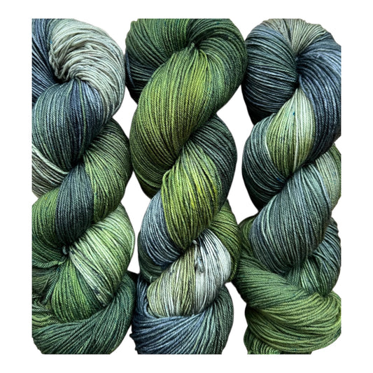 Crappie Fish Hand Dyed Yarn