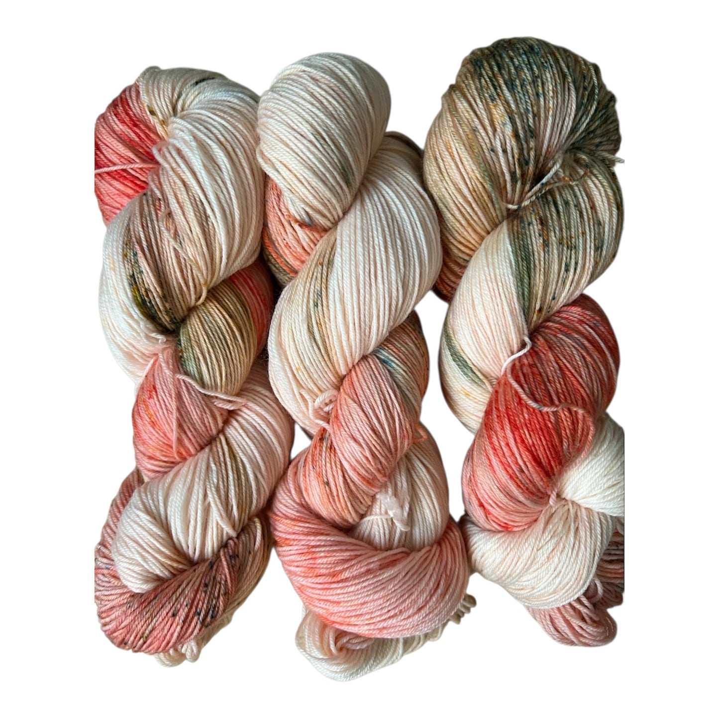 Just Peachy Hand Dyed Yarn