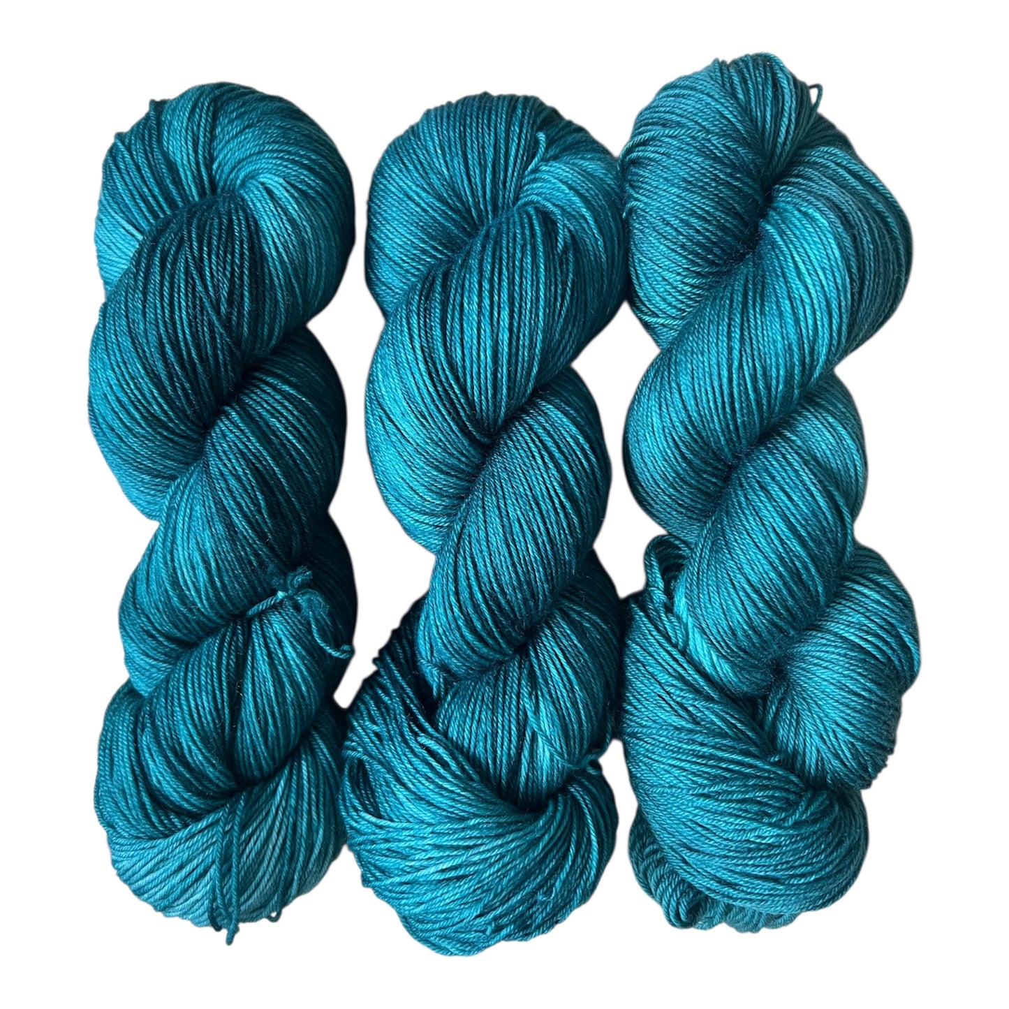 Blue Spruce Hand Dyed Yarn