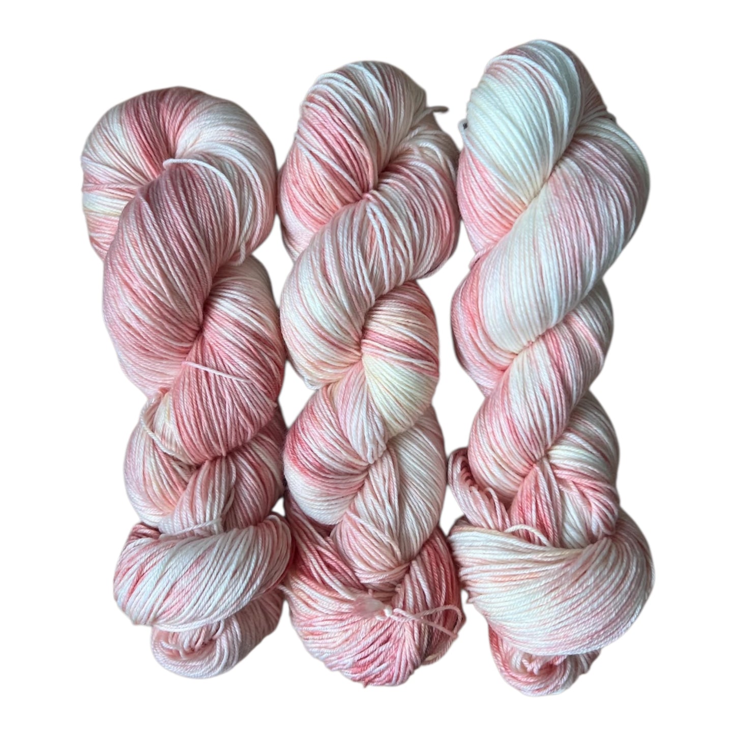Peach Blush Hand Dyed Yarn