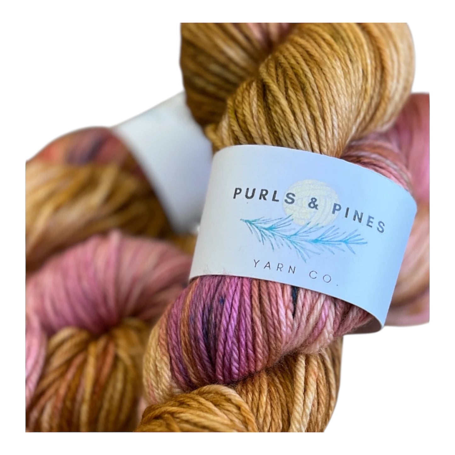 Strawberry Cheesecake Hand Dyed Yarn